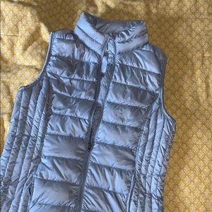 Silver Puffy Vest